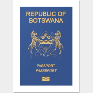 Botswana passport Posters and Art